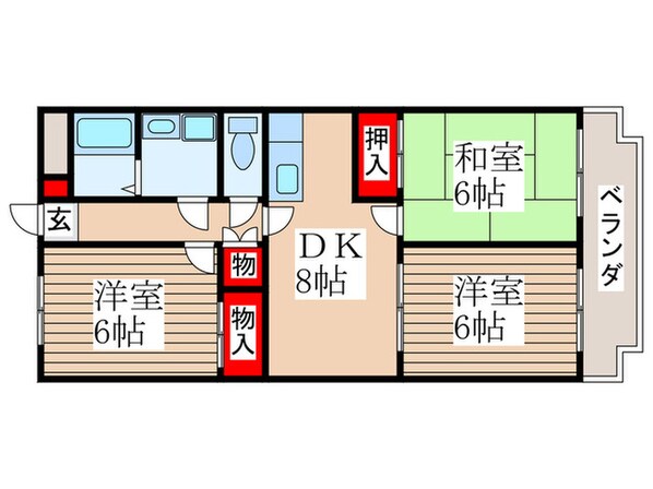 センチュリージャミーラの物件間取画像